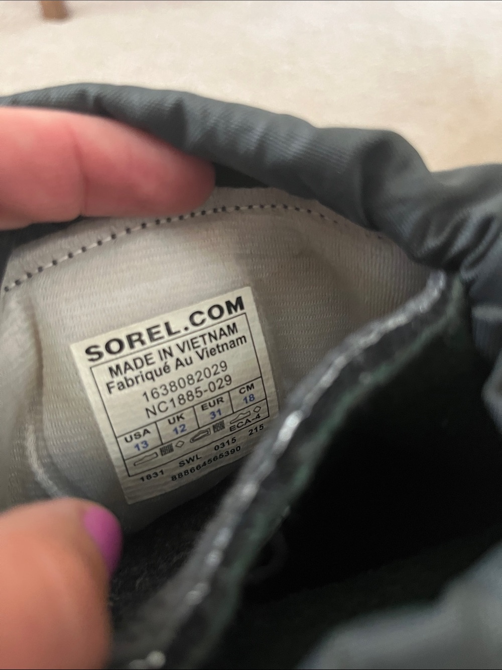 Sorel Kids Black and Orange Rain & Snow Boots - Picture 7 of 7